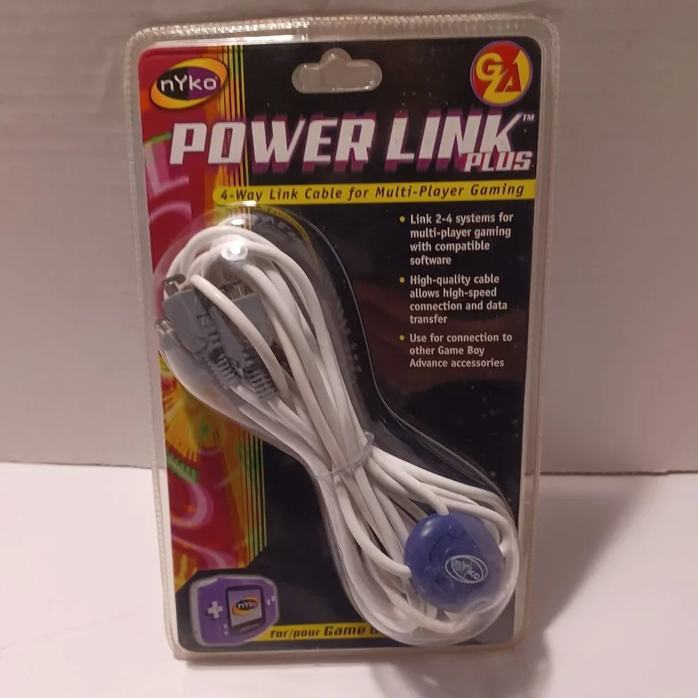 2001 Power Link Plus by Nyko for Game Boy Advance Accessories Brand New/ Sealed